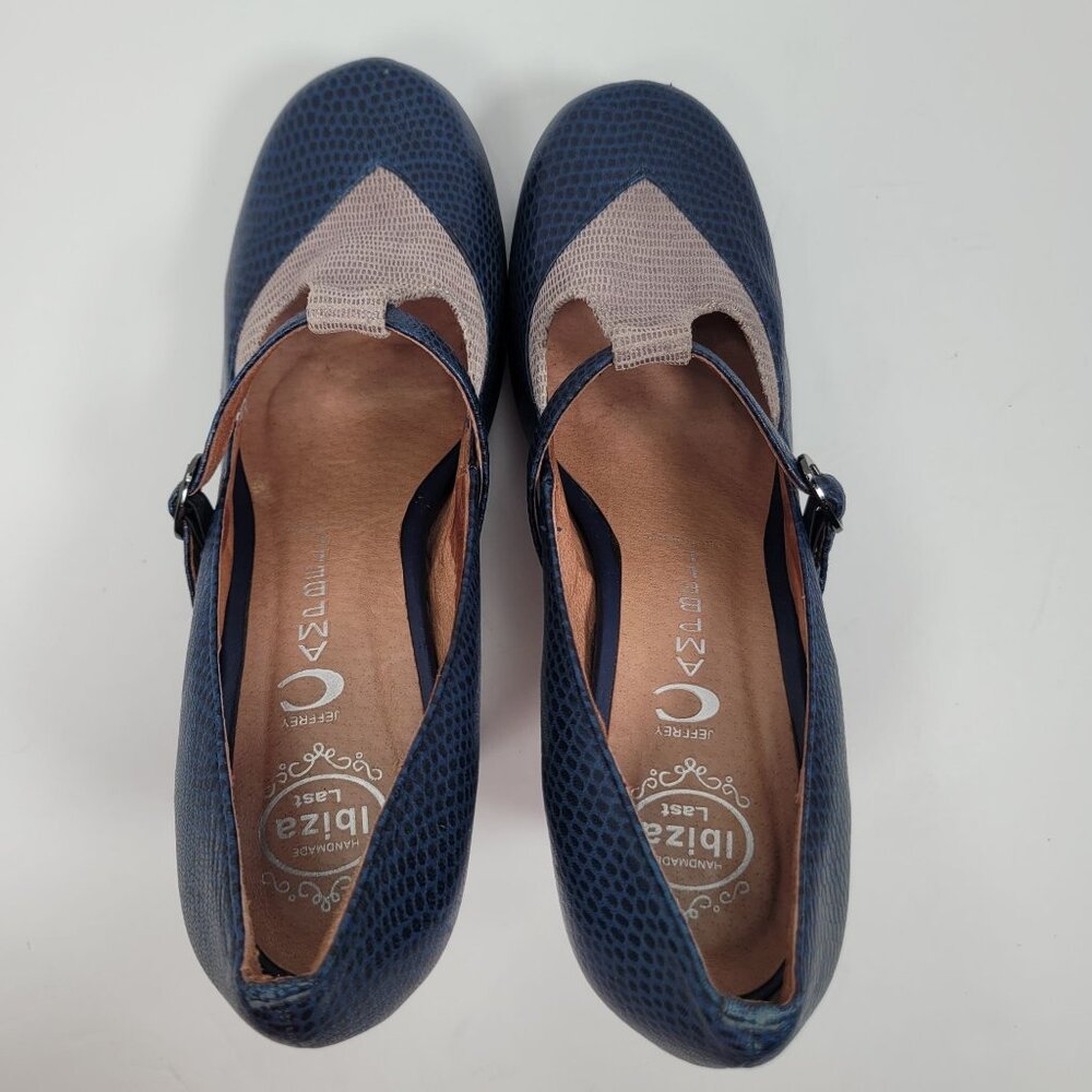 Jeffrey Campbell Ibiza Last Women's Blue Mary Jane Pumps US Size 8.5 - Picture 5 of 9